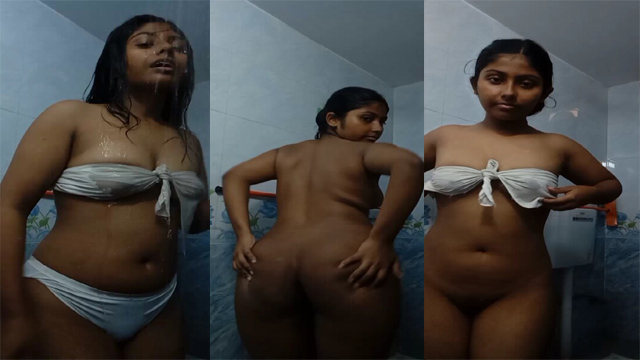 Bengali Horny Girl Showing Asshole Bathing Video