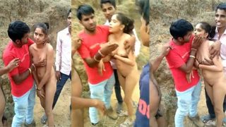 Outdoor Caught Sex With Fuor Boys – Caught Sex Video