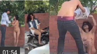 Hot Couple Outdoor Nude – Bihari Blowjob Video